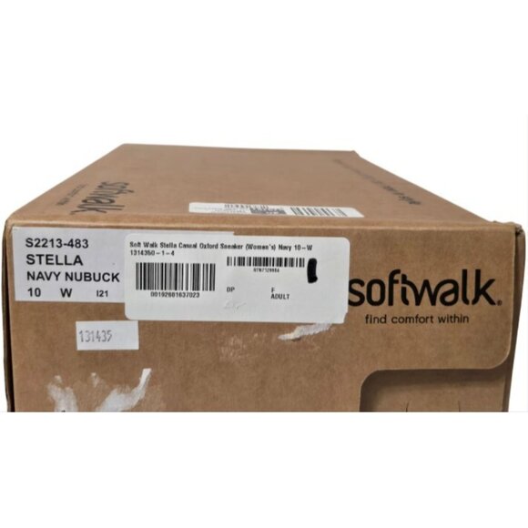 SoftWalk Women Stella Navy Athletic and Training Leather Shoes (10 Wide)NiB - Picture 16 of 16